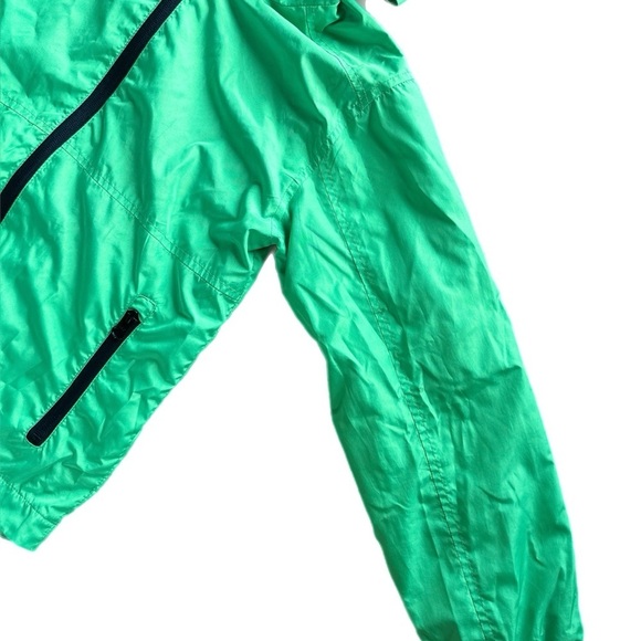 George Boys Green Zip  Rain Jacket Size 7/8 - Picture 2 of 8
